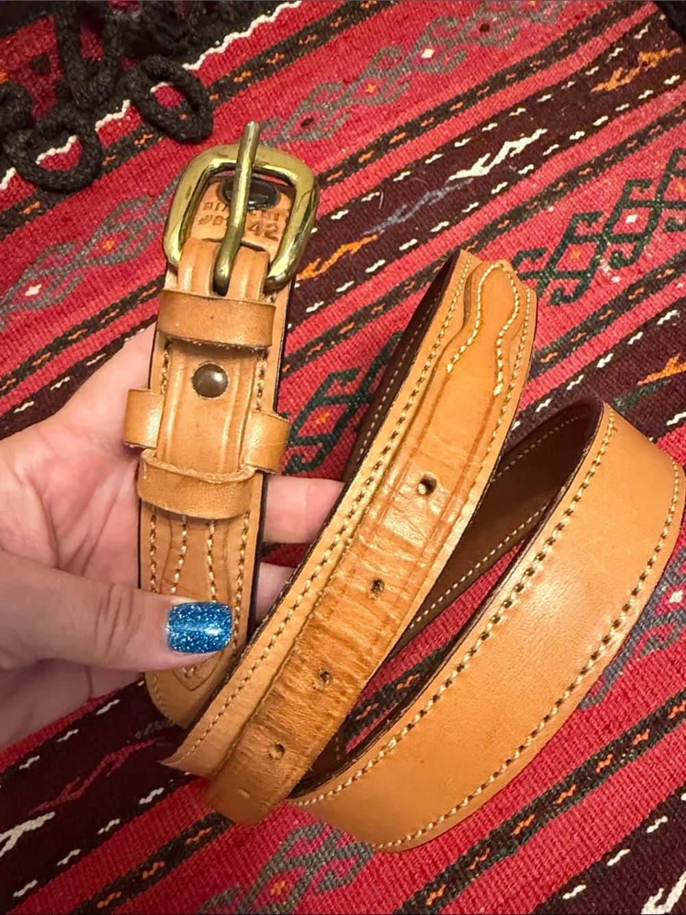 BIANCHI BELT #B17 leather 42